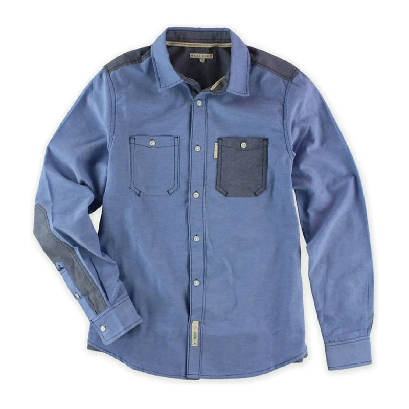 Breathable Men's Linen ShirtsMarc Ecko Mens Utility Ox Ls Button Up Shirt
